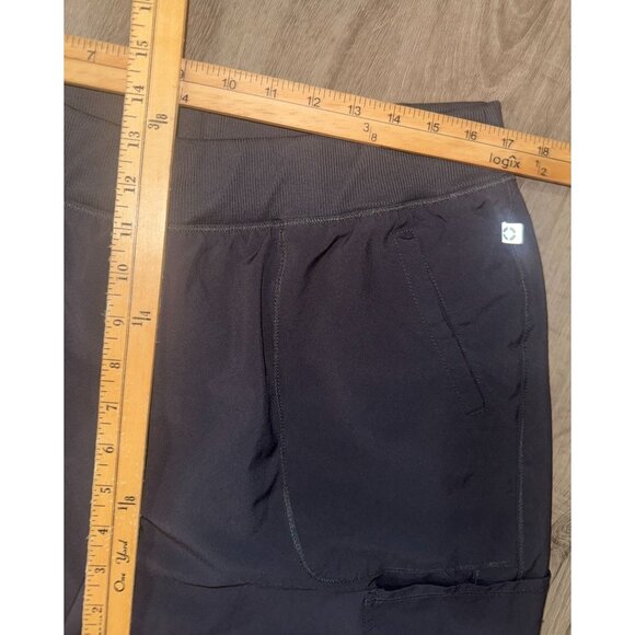 Womens Scrub Pants XL Grey Elastic Waist Pockets - Picture 6 of 7